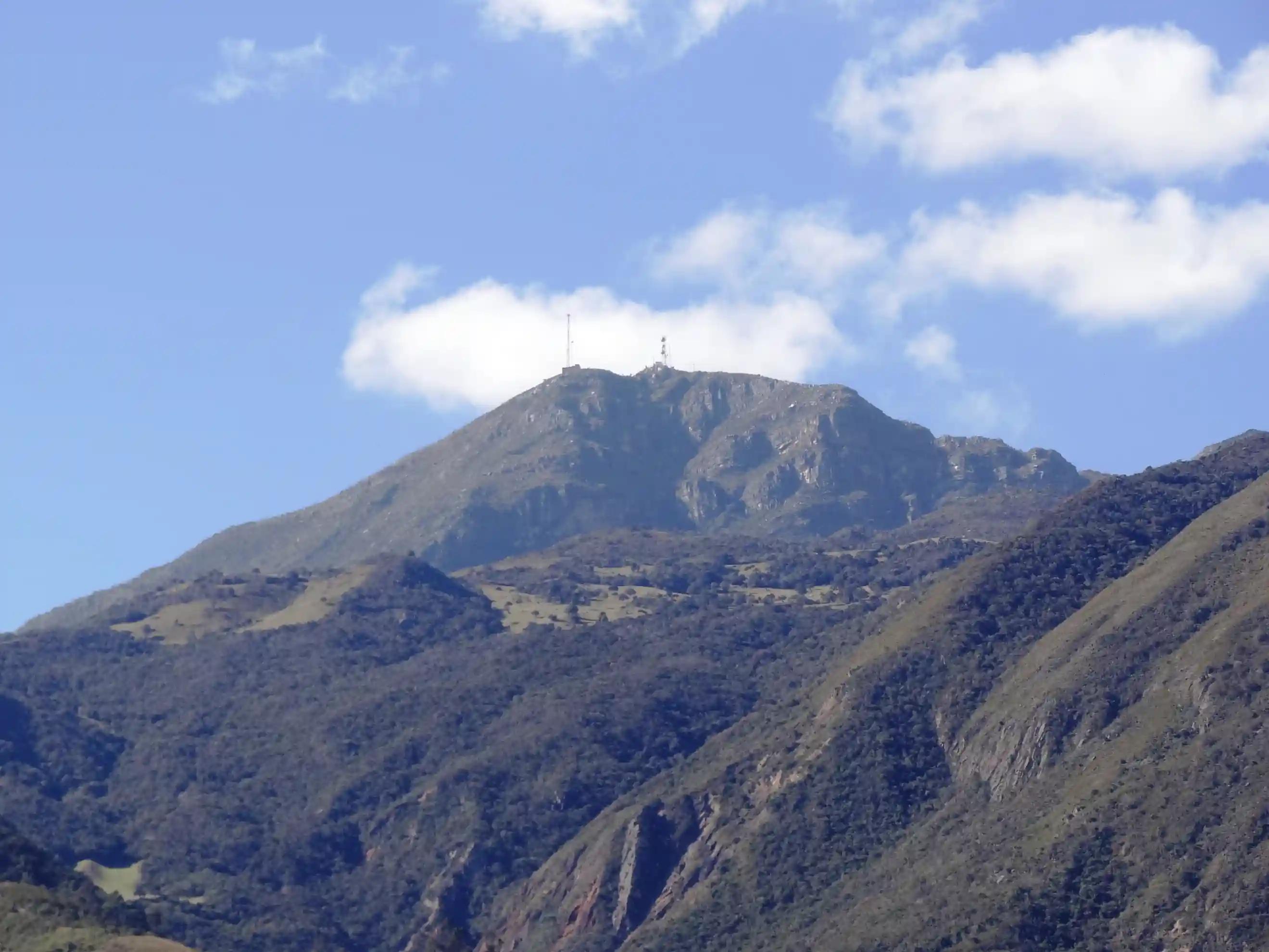 Cerro Mahoma (4090 msnm) en jurisdicción del municipio de Guacamayas, departamento de Boyacá, Colombia.