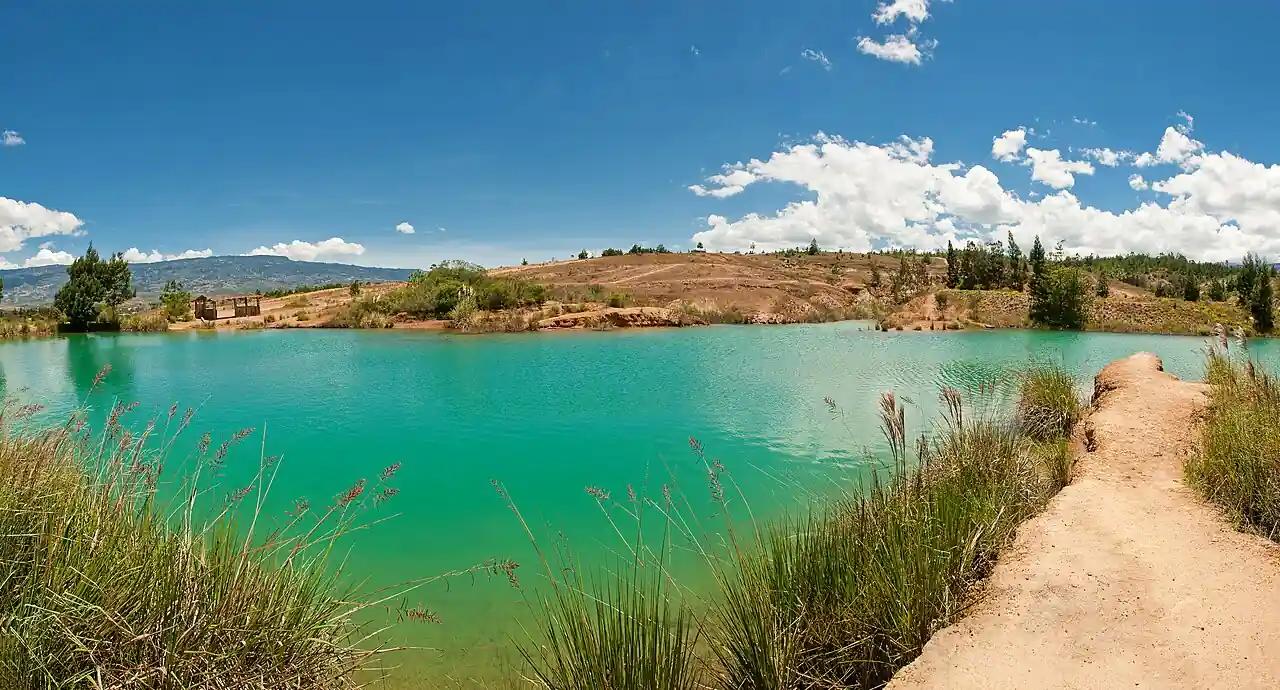 Vista panorámica de Pozos Azules, uno de los atractivos turísticos de Villa de Leyva.