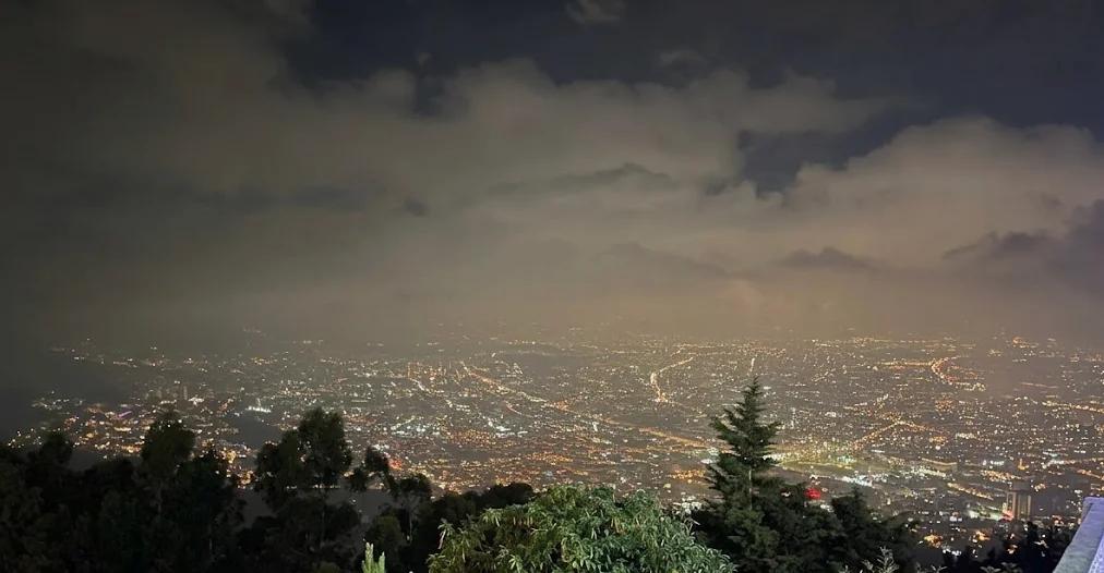 Vista de Bogotá desde el cerro Monserrate